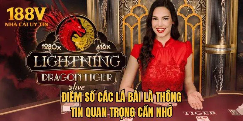 Điểm số các lá bài là thông tin quan trọng cần nhớ