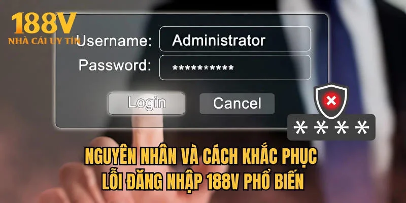 Nguyên nhân và cách khắc phục lỗi đăng nhập 188V phổ biến